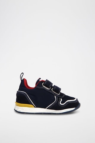 Baskets en nubuck - Bleu marine