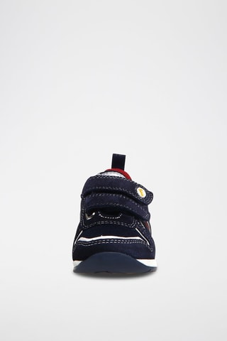 Baskets en nubuck - Bleu marine