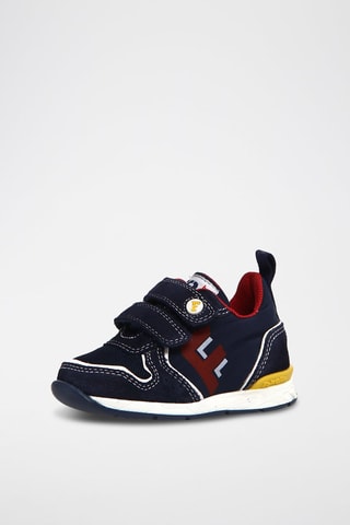 Baskets en nubuck - Bleu marine