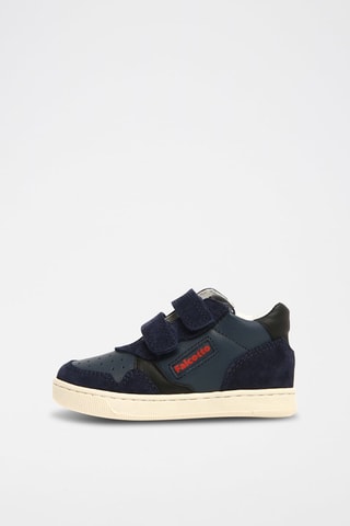 Baskets en cuir - Bleu