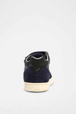 Baskets en cuir - Bleu