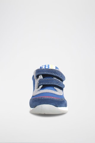 Baskets en cuir New Ferdi - Bleu et gris