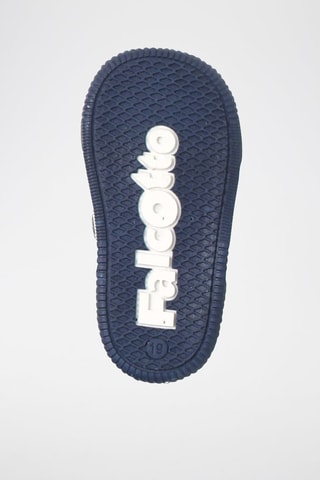 Baskets en cuir Bounce - Bleu marine et blanc