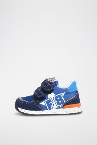Baskets en cuir Fly - Bleu marine