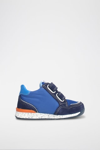 Baskets en cuir Fly - Bleu marine