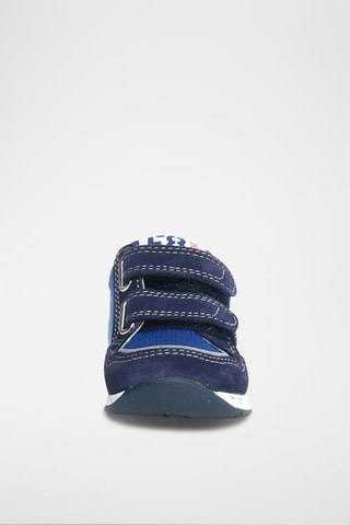 Baskets en cuir Fly - Bleu marine