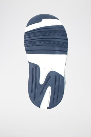 Baskets en cuir Althidon - Gris et bleu