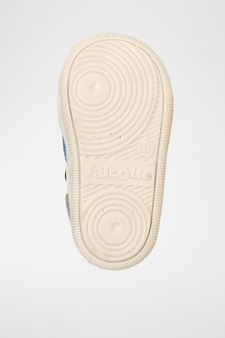 Baskets en cuir Klip - Blanc et bleu marine