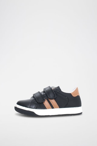 Baskets en cuir Rery - Noir et marron