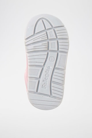 Baskets en cuir New Ferdi - Rose et blanc