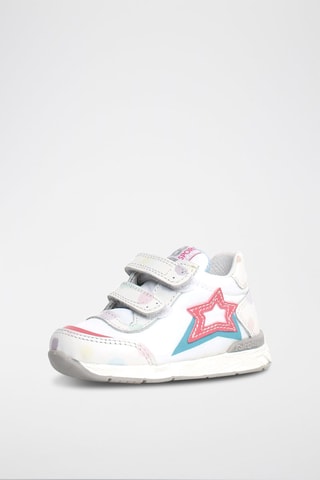 Baskets en cuir New Ferdi - Blanc et gris