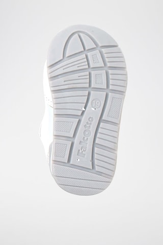 Baskets en cuir Hack - Blanc et gris