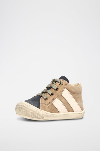 Baskets en cuir nappa - Marron clair