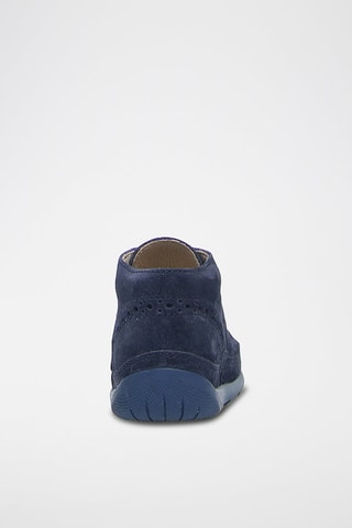 Baskets en nubuck - Bleu marine