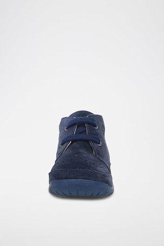 Baskets en nubuck - Bleu marine