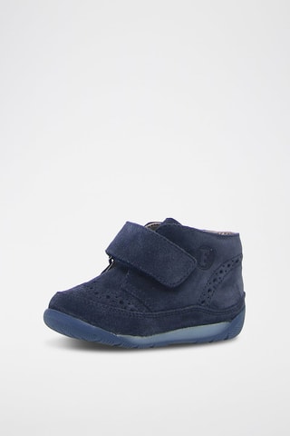Baskets en nubuck - Bleu marine