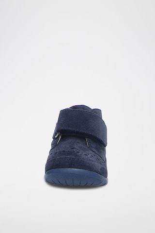 Baskets en nubuck - Bleu marine