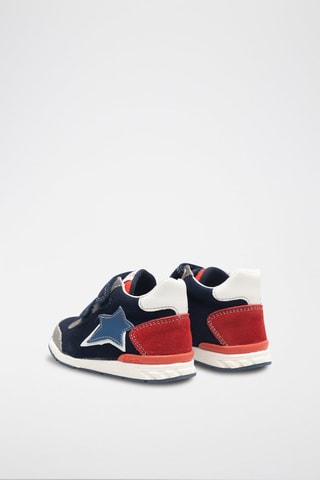 Baskets en cuir - 
Bleu