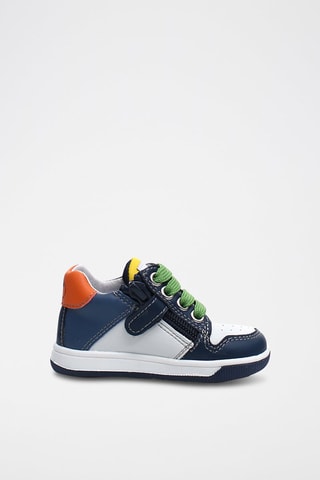 Baskets en cuir de veau - Bleu marine