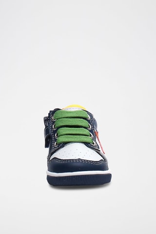 Baskets en cuir de veau - Bleu marine