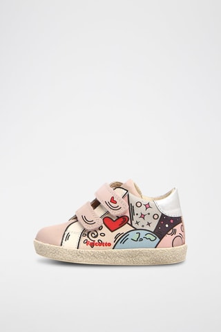 Baskets en cuir - Rose