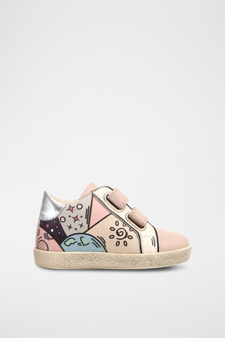 Baskets en cuir - Rose