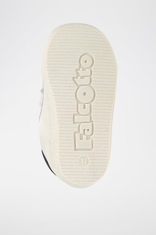 Baskets en cuir - Blanc et jaune