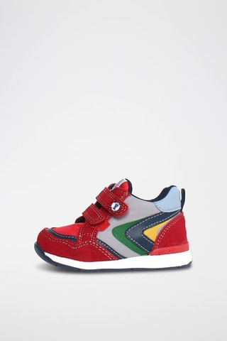 Baskets en cuir - Rouge