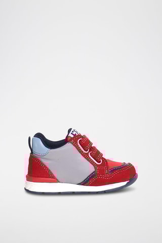 Baskets en cuir - Rouge