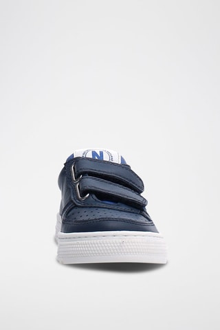 Baskets en cuir - Bleu marine