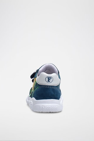 Baskets en cuir - 
Bleu foncé