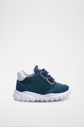 Baskets en cuir - 
Bleu foncé