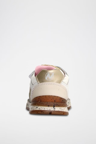 Baskets en cuir - Blanc et beige