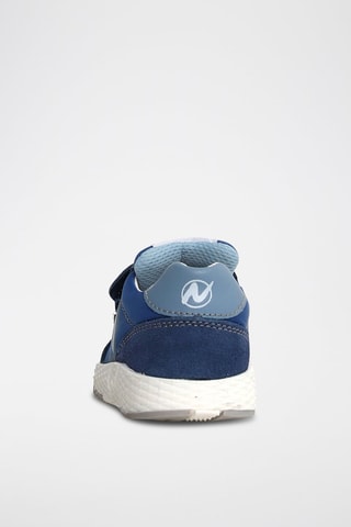 Baskets en nubuck - Bleu