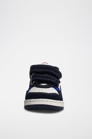 Baskets en cuir - Bleu et blanc