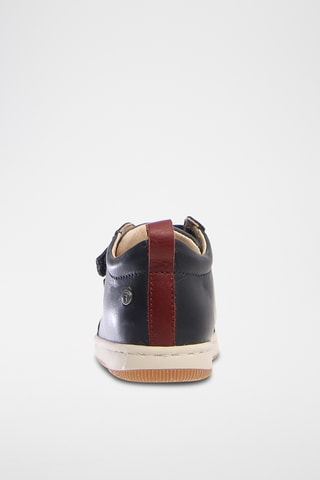 Baskets montantes en cuir Haley - Bleu foncé