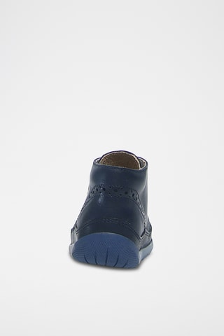 Bottines en cuir Pacific - Bleu marine
