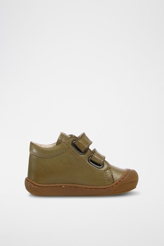 Baskets en cuir nappa Cocoon - Kaki