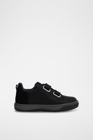 Baskets en cuir de veau Caleb - Noir