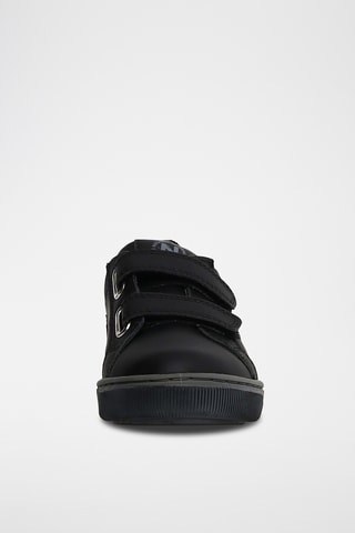 Baskets en cuir de veau Caleb - Noir