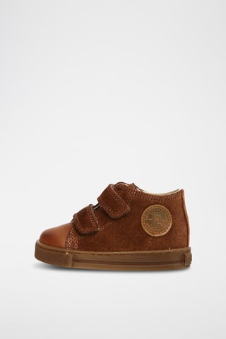 Baskets montantes en cuir Michael - Camel
