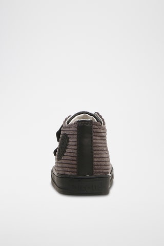 Baskets en cuir Michael - Anthracite et noir