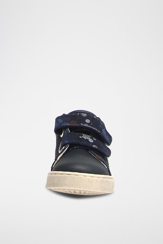 Baskets en cuir Sasha VL - Bleu marine