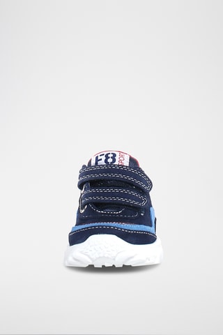 Baskets en nubuck Amantea - Bleu marine