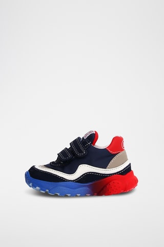 Baskets en nubuck Amantea - Bleu marine