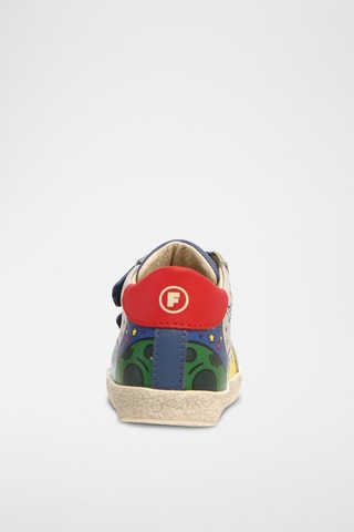 Baskets en cuir Huemi - Bleu marine