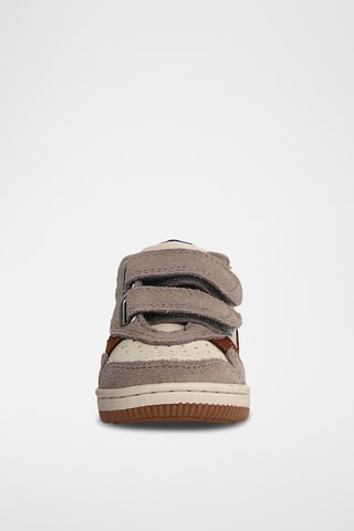 Baskets en cuir Klip 3 Vl - Taupe et écru