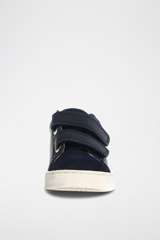 Baskets en cuir Xavi - Bleu marine