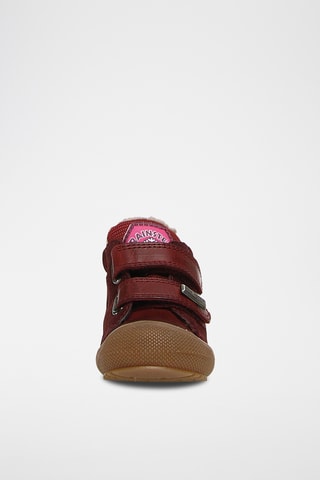 Bottines en cuir nappa nubuck Brant - Bordeaux