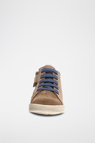 Baskets montantes en nubuck Eart - Taupe